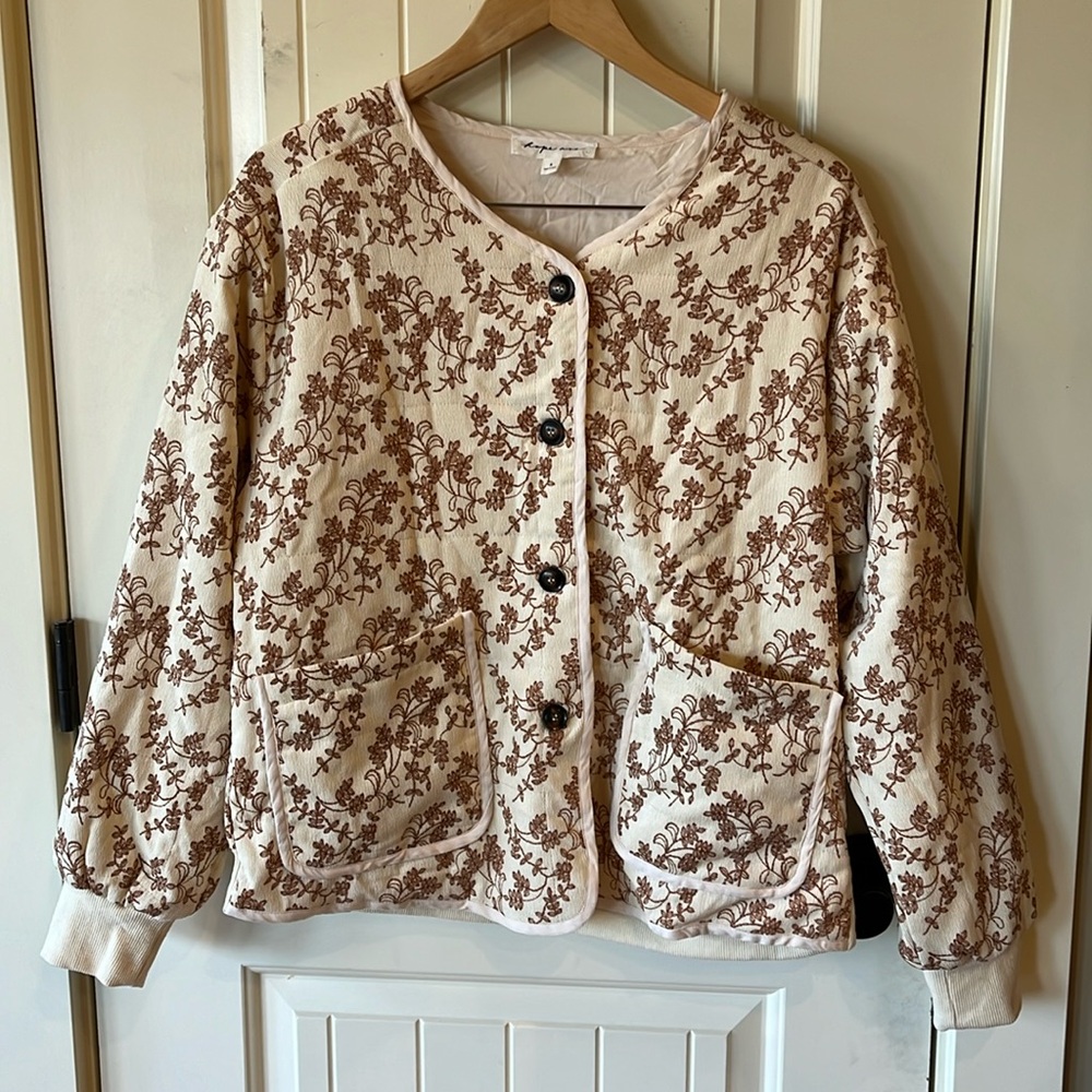 Women’s Floral Hope Ave Jacket Size Small
